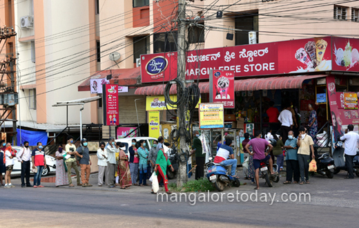 mangalore lockdown shopping